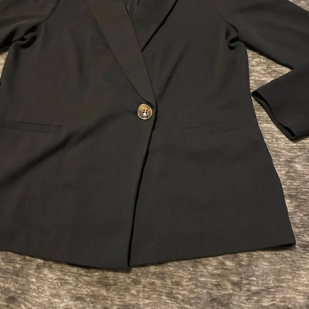 Top Shop Blazer Black | Women Size 8 - Picture 10 of 10